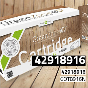 Green Zone para Oki 42918916 Kit Toner Black (15.000 Copias)