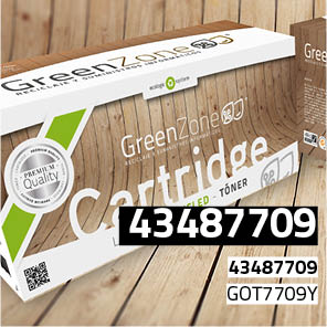 Green Zone para Oki 43487709 Kit Toner Yellow (6.000 Copias)