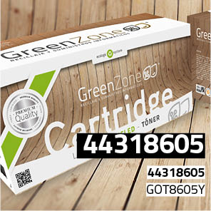 Green Zone para Oki 44318605 Kit Toner Yellow (11.500 Copias)