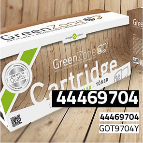 Green Zone para Oki 44469704 Kit Toner Yellow (2.000 Copias)
