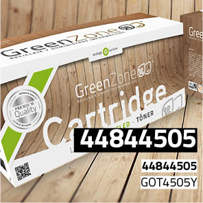 Green Zone para Oki 44844505 Kit Toner Yellow (10.000 Copias)