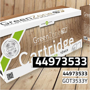 Green Zone para Oki 44973533 Kit Toner Yellow (1.500 Copias)