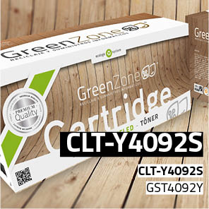 Green Zone para Samsung CLT-Y4092S Kit Toner Yellow (1.000 Copias)