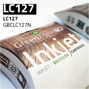Green Zone para Brother LC127XL Black (30 ml)