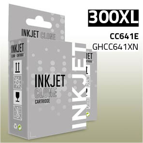 Clone para HP CC641EE (300XL) Negro (18 ml)