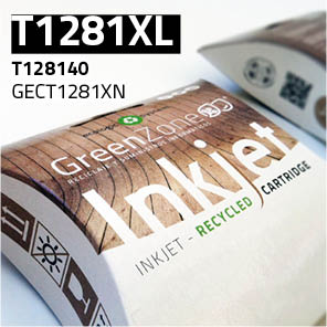 Green Zone para Epson T128140XL Black (16 ml)
