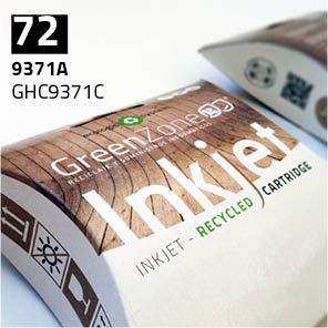 Green Zone para HP C9371A (72) Cyan (130 ml)