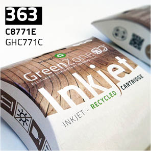 Green Zone para HP C8771E (363) Cyan (13 ml)
