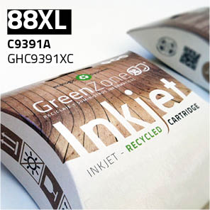 Green Zone para HP C9391A (88XL) Cyan (35 ml)