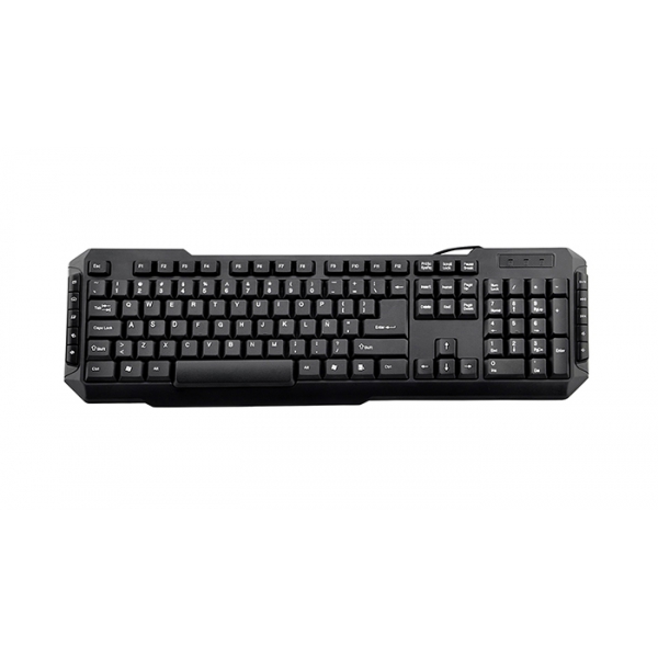 Teclado multimedia Drile Negro USB 3GO