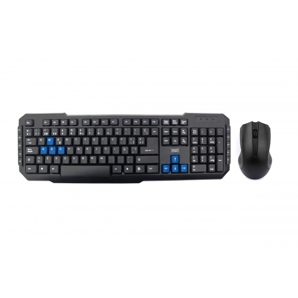 Combo teclado + raton multimedia Drile USB 3GO