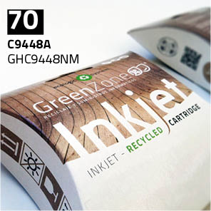 Green Zone para HP C9448A (70) Black Mate (130 ml)