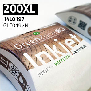 Green Zone para Lexmark 14L0197 (200XL) Black (82 ml)
