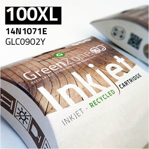 Green Zone para Lexmark 14N1071E (100XL) Yellow (12 ml)