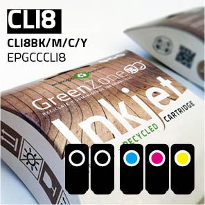 Economy Pack Green Zone para  Canon CLI8 (Bk(2Und.)+ C/M/Y+ Papel A6)