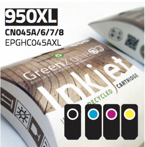 Economy Pack Green Zone para  HP 950/51XL (BK/C/M/Y+ Papel A6)