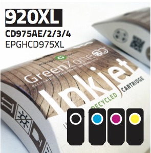 Economy Pack Green Zone para  HP 920XL (BK/C/M/Y+ Papel A6)