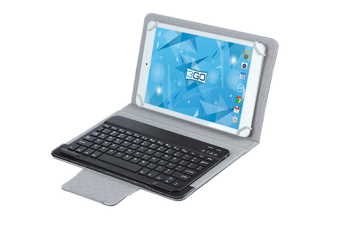 Funda 3GO Tablet 10&quot;  Negra Teclado Bluetooth