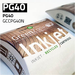 Green Zone para Canon PG40 Black (22 ml)