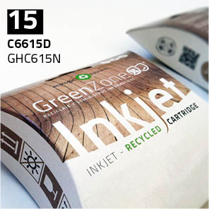 Green Zone para HP C6615DE (15) Black (40 ml)
