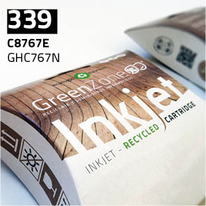 Green Zone para HP C8767E (339) Black (30 ml)