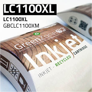 Green Zone para Brother LC980/ LC1100XL Magenta (20.5 ml)