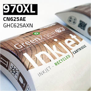 Green Zone para HP CN625AE (970XL) Black (140 ml)