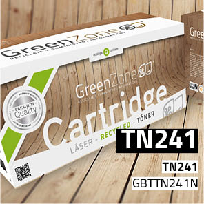 Green Zone para Brother TN241BK Kit Toner Black (2.500 Copias)