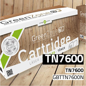 Green Zone para Brother TN7600 Kit Toner Black (6.000 Copias)