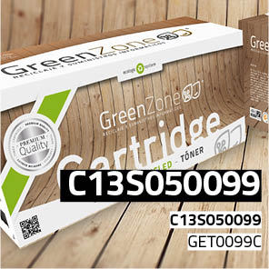 Green Zone para Epson C13S050099 Kit Toner Cyan (4.500 Copias)