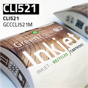 Green Zone para Canon CLI521 Magenta (10,5 ml)