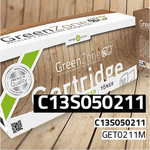 Green Zone para Epson C13S050211 Kit Toner Magenta (3.500 Copias)