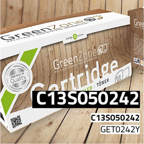 Green Zone para Epson C13S050242 Kit Toner Yellow (8.500 Copias)