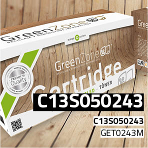 Green Zone para Epson C13S050243 Kit Toner Magenta (8.500 Copias)