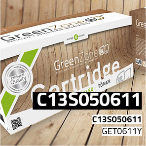 Green Zone para Epson C13S050611 Kit Toner Yellow (1.400 Copias)