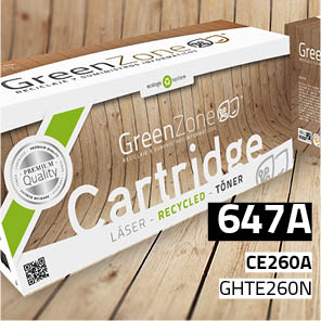 Green Zone para HP CE260A (647A) Black (8.500 Copias)