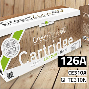 Green Zone para HP CE310A (126A) Black (1.200 Copias)