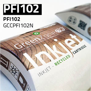 Green Zone para Canon PFI102 Black (130 ml)