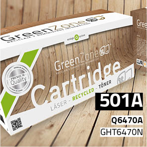 Green Zone para HP Q6470A (501A)/ Canon 711/ C-EXV26 Black (6.000 Copias)
