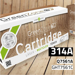 Green Zone para HP Q7561A (314A) Cyan (3.500 Copias)