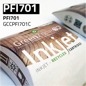 Green Zone para Canon PFI701 Cyan (700 ml)